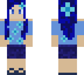 blue girl