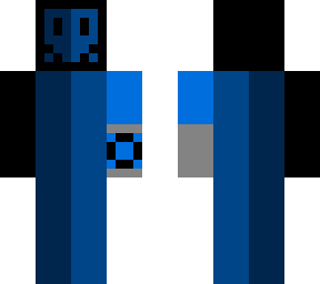 blue guy with a weird band