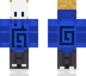 blue guy with mask
