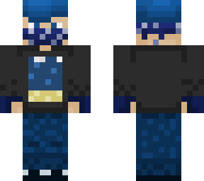 blue man
