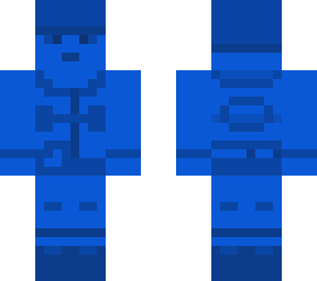 blue plastic soldier