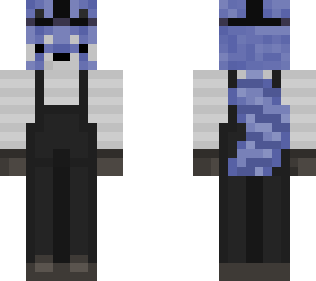 bluepanda in overals