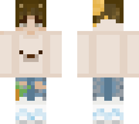 boy in bear/bunny costume