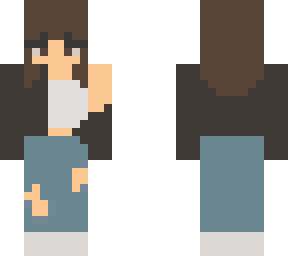 brown hair girl | Minecraft Skin