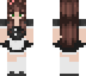brunette maid