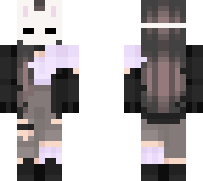 bunny mask girl