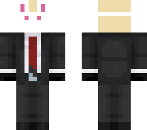 bunny mask with suit