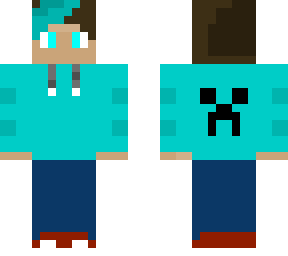 cyan hoodie boi