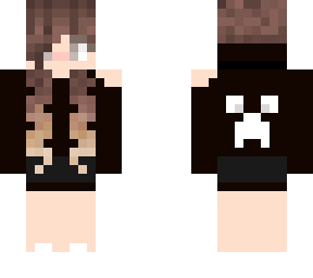 girl with creeper sweater
