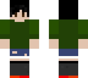 girl with green shirt and short hair