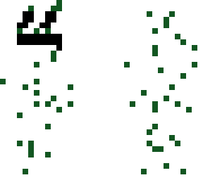 green dots