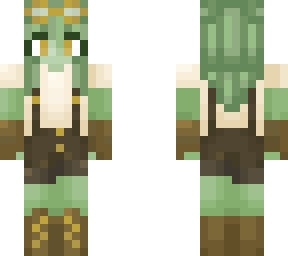 green steampunk slime girl! (i edited someone else's skin to fit me)