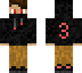 guy: black shirt/khakis