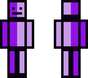 half and half purpled