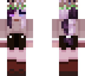 half ender/half ??? in a cute outfit