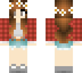hot teen with plad shirt
