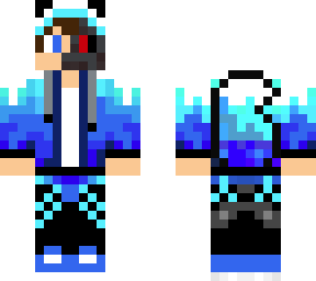 ice fox boy robot (no light blue)