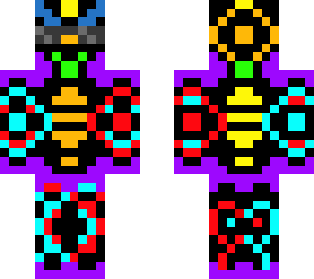 infinity mannfinity man w/ pixelated glasses