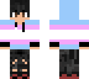 me in transgender flag pride hoodie