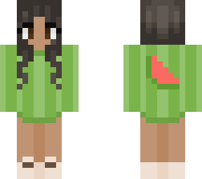 Melon Girl Minecraft Skins