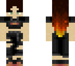 on fire