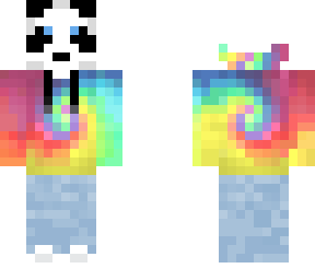 panda's rule tie dye edit