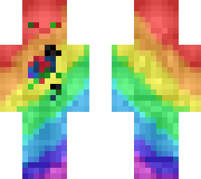partly glitched steve