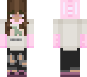 pink dino hoodie
