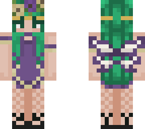 pixie / fairy - purple / green