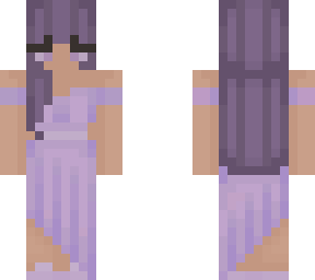 purple hair n purple dress :d