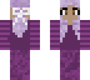 purple outfit