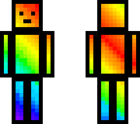 rainbow rgb minecraft skin