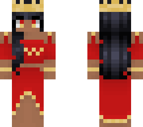 red and gold princess