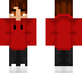 red hoodie boy