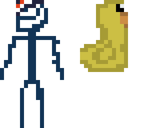 stick man duck lin
