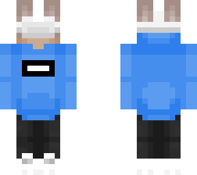 sweaty light blue themed vr kid