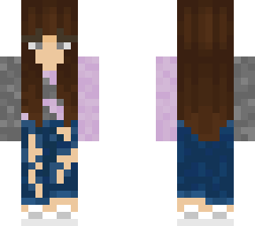 updated (again) purple & grey sweater girl