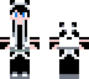 whit panda and black panda boy cool