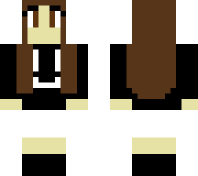 ~brown hair girl with smiley face shirt~