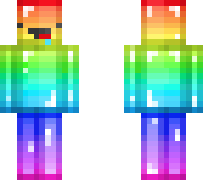a noob rainbow skin