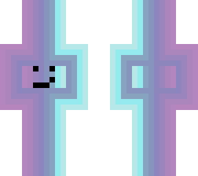 aqua purple smiley