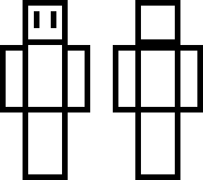 black and white cartoony
