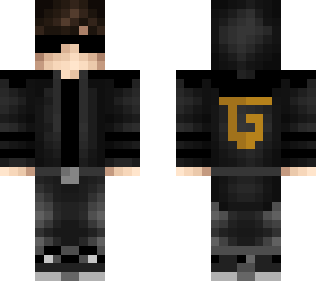 black cloathes and epic glasses