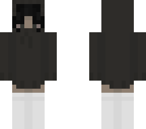 black overhead hoodie