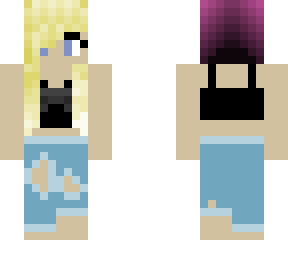 blond girl with beanie