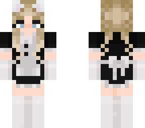 blond haired maid cat
