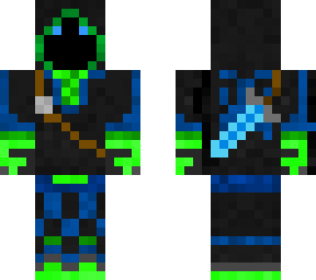 blue and green bad