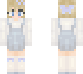blue dress