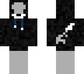 blue hoodie wolf