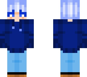 blue man